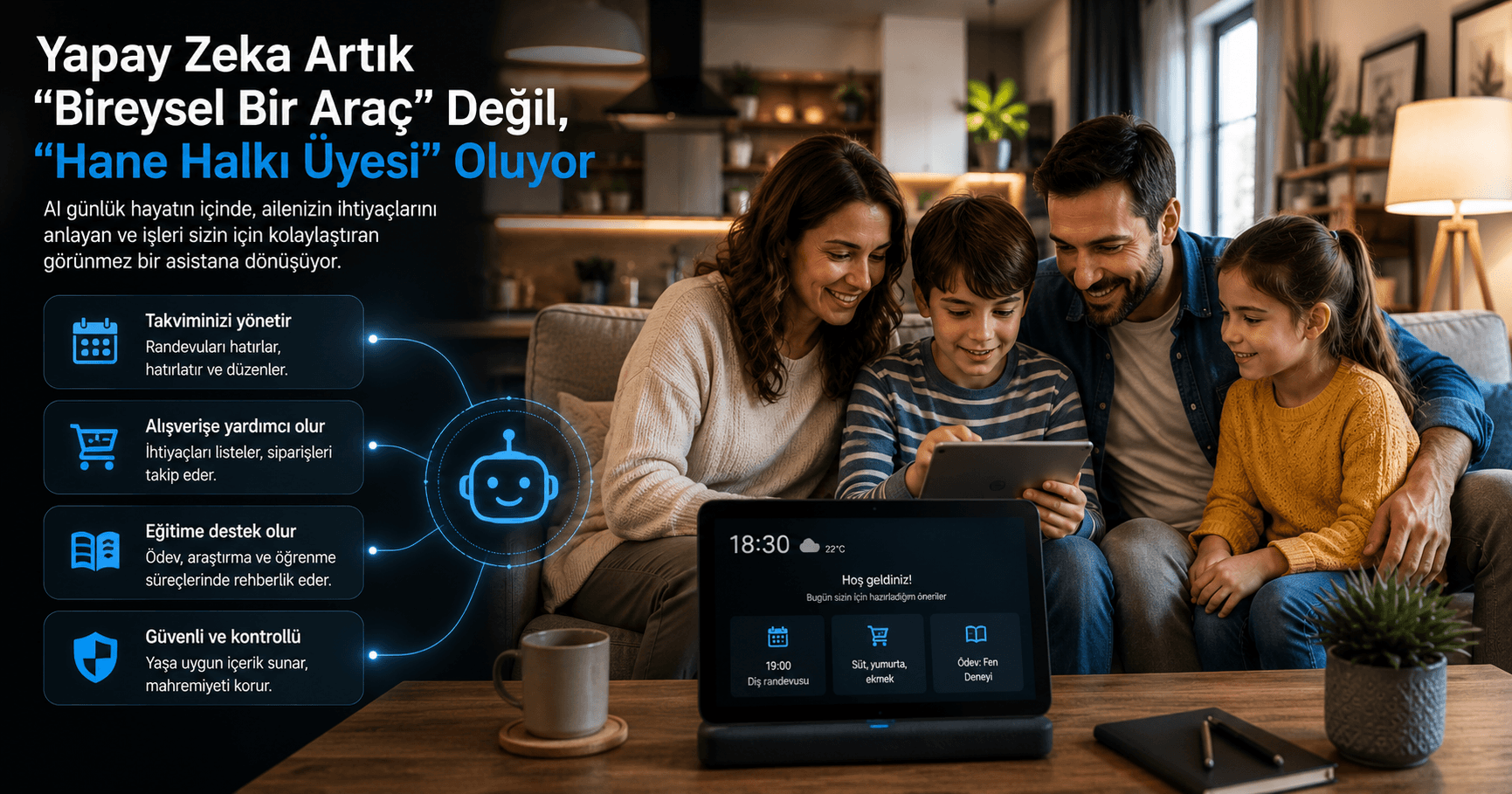 Yapay Zeka Artık Sadece "Kişisel Asistan" Değil, "Hane Halkı Üyesi" Oluyor