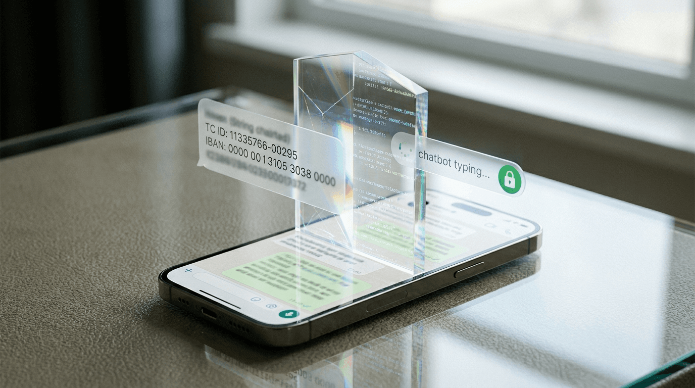 Müşteri WhatsApp’tan TC Kimlik veya IBAN Paylaşırsa Ne Olur? Veri Maskeleme Rehberi