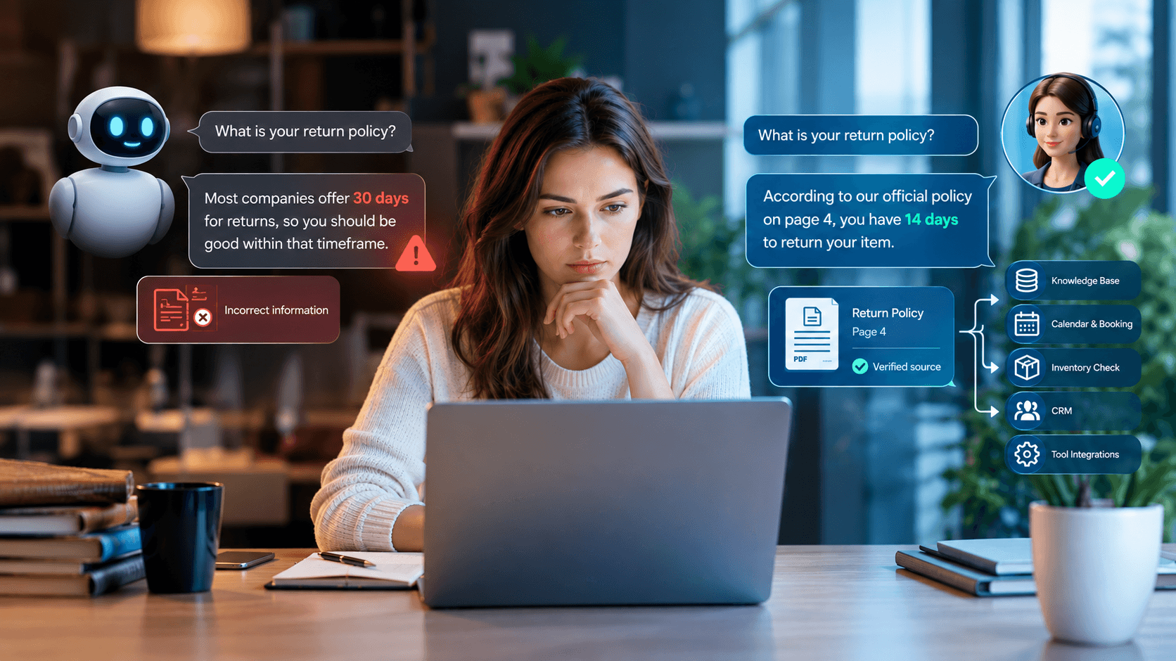 The Hallucination Trap: Why Generic AI is a Risk and Specialized Agents are the Cure